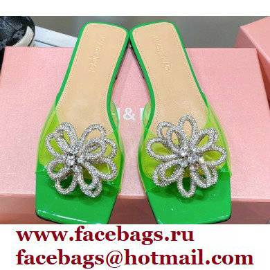 Mach & Mach Crystal Flower Slides PVC 04 2022 - Click Image to Close
